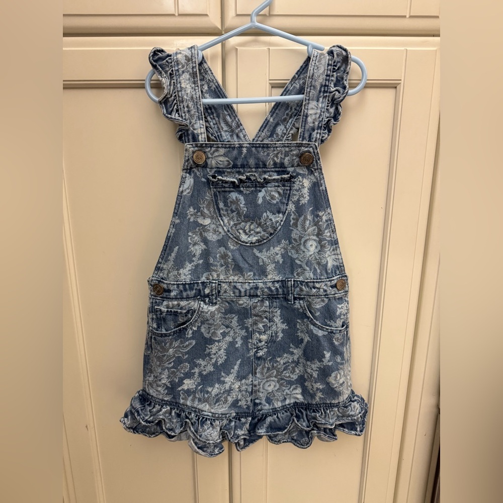 GAP Blue Patterned Kids Overalls-Love shack fancy-